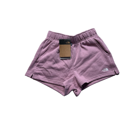 North Face Half Dome Shorts Womens XS Mauve Purple Casual Lounge Active New Tag - Picture 2 of 6